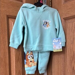Bluey and Bingo Kids Hoodie and Pants Set